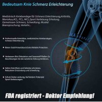 NEENCA Kniestütze S, Kniebandage, mit Gel Pads & Seitenstabilisatoren, für Meniskusriss, Arthritis, Gelenkschmerzlinderung