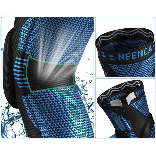 NEENCA Knee Brace, Gel Pads, Stabilizers, Medical Grade, for Running, Meniscus Tears, Arthritis