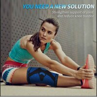 NEENCA Knee Brace, Gel Pads, Stabilizers, Medical Grade, for Running, Meniscus Tears, Arthritis