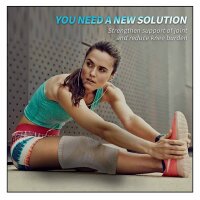 NEENCA Knee Support XL, Knee Brace, with Patella Gel Pads, Spring Side Stabilizers, for Joint Pain Relief, Meniscus Tear, Arthritis