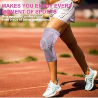 NEENCA Knee Support XL, Knee Brace, with Patella Gel Pads, Spring Side Stabilizers, for Joint Pain Relief, Meniscus Tear, Arthritis