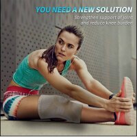 NEENCA Knee Support M, Knee Brace with Gel Pads & Spring Stabilizers, for Meniscus Tear, Arthritis, Joint Pain, Recovery.