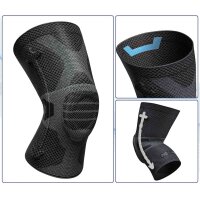 NEENCA Knee Support XL, Knee Brace, with Patella Gel Pads, Spring Side Stabilizers, for Joint Pain Relief, Meniscus Tear, Arthritis