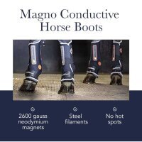 LeMieux (L) Leitfähige Magno Sprunggamasche, Schwarz, zur Muskelstimulation, atmungsaktiv, komfortabel.