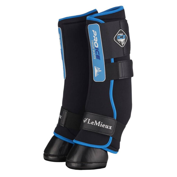 LeMieux ProIce Freeze Therapy, horse boots, protective equipment, effective cooling, large size, ideal for training and recovery.