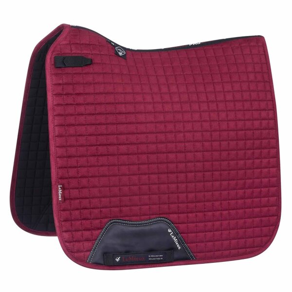 Lemieux Dressur Schabracke S/M, hochwertige Polsterung, atmungsaktiv, rutschfest, elegantes Design, ideal für Turniere.
