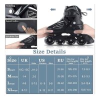 Wheelive Verstellbare Inline Skates, Rollschuhe, Vollen...