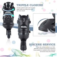 Wheelive Adjustable Inline Skates, Roller Skates, Full Light Wheels, Ideal for Kids and Adults, Men and Women.