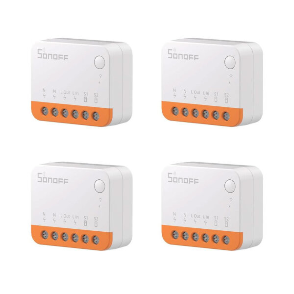 SONOFF MINIR4 Smart WiFi Switch, 2.4G, Timing Function, Relay Split Mode, Alexa, Google Home, eWeLink App
