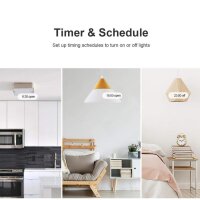 SONOFF T1EU1C, 1-Kanal, WLAN-Wandlichtschalter, kompatibel mit Alexa und Google Home, ideal für Automatisierung.