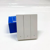 SONOFF M5 Smart Wandschalter, 3 Gang, WiFi Lichtschalter, Timing, Sprachsteuerung, kompatibel mit Matter, Alexa, Google Home, Neutralleiter erforderlich