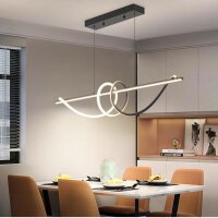 Mikeru, 120cm, pendant light, dimmable 10%-100%, 3000k/4500k/6500k, height adjustable, modern for dining room