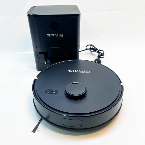 BPMIO Robot 5000 Vacuum Cleaner 3 in 1 with 360° laser, for floors and pet hair, including scraper, effective mapping.