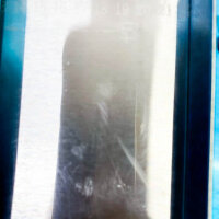 Moongiantgo KD0288, Manueller Rippen Fleischschneider, Doppelklinge, verstellbare Dicke, 270mm Klingenlänge, für Fleisch und Gemüse