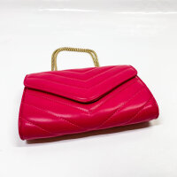 Jywmsc Damen PU Leder Handtasche Clutch Stylisch Gesteppte Crossbody-Umhängetasche