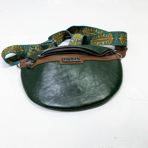 Hjkiopc shoulder bag, leather, womens handbag, elegant crossbody bag with wide, adjustable shoulder strap, ideal as a gift.