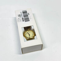 QIATKWH Deutsch sprechende Uhr, minimalistische Taschenuhr, gold, stilvolles Design, klare Ansage der Uhrzeit.
