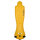 Cawila Freistoß Dummie One Size, Höhe 1,85m, gelb, ideal für Training und Spielpraxis.