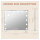AddColor Hollywood Mirror, 60x18x52.3 cm, wall mirror, 14 LEDs, USB port, 3 lighting modes