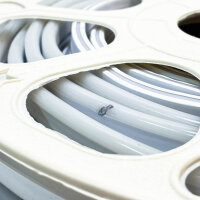 KSIBNW Neon LED Streifen 230V 50m GEBRAUCHT Aussenbereich 4000K IP65 Wasserdicht Flexibel mit Netzteil und Controller