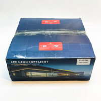 KSIBNW Neon LED Streifen 230V 50m GEBRAUCHT Aussenbereich 4000K IP65 Wasserdicht Flexibel mit Netzteil und Controller