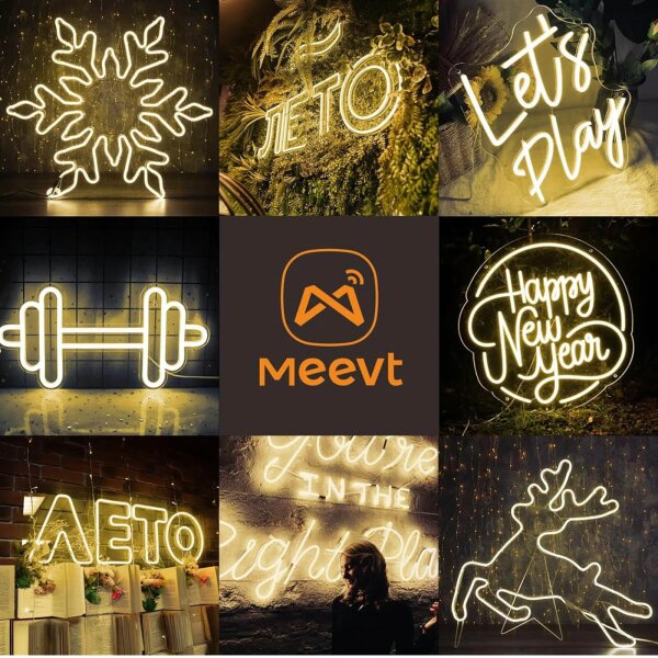 KSIBNW Neon LED Strip 15M, IP65, 3000K, flexible light strip for decoration, kitchen, party, waterproof, including power supply and controller