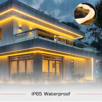 KSIBNW LED Strip 10M Neutral White IP65 Waterproof 320° Glow Flexible for Indoor & Outdoor Decoration
