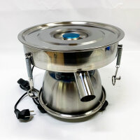 Yuchenengtech Elektrischer Sieb φ 300 mm Automatisch Vibration Edelstahl 1150 U/min 50W für Mehl/Granulat (mit Kratzer)