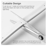 KSIBNW Neon LED Strip 20m, Waterproof IP65, Cold White, Flexible, with Power Supply and Controller, for Indoor/Outdoor, DIY Decoration