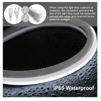 KSIBNW Neon LED Streifen, 30m, IP65, kaltes Weiß,...