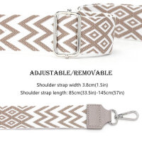 YISUOHOOM Handbag Women Medium Shoulder Bag Gray, Crossbody Bag, Multiple Compartments