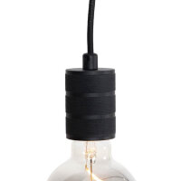 QAZQA - Modern track system complete set, 3-light, ceiling spotlight, stylish spotlight, ideal for targeted lighting.