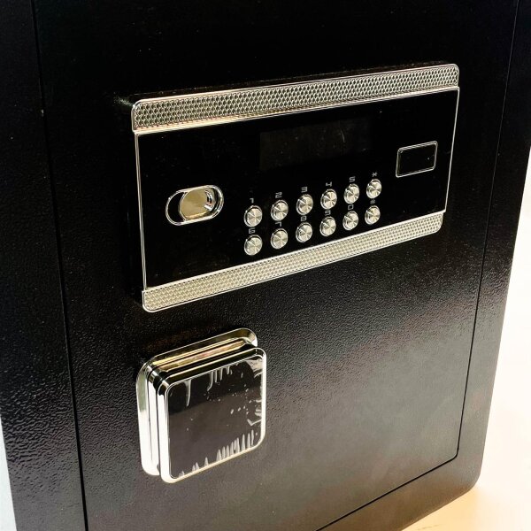 50L safe, fireproof, digital safe with lock box, removable shelf, for jewelry, cash, medicines, A4 documents.