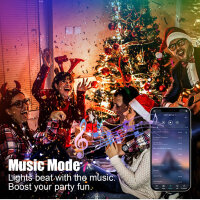 KSIBNW Neon LED Strip, 15m, RGB, flexible IP65 waterproof light strip with power supply and controller for indoor/outdoor.