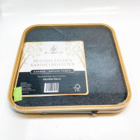 112L XXL Pfandflaschen Sammelbehälter mit Deckel und Innentragetasche – faltbarer, stabiler Flaschenkorb aus Bambus für Pfandflaschen Aufbewahrung & Leergut