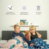 Ella weighted blanket 2.4 kg, 90x120 cm, therapy blanket for stress relief, hypoallergenic glass beads, soft cotton outer layer, for children 15-25 kg.