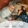 Ella weighted blanket 2.4 kg, 90x120 cm, therapy blanket for stress relief, hypoallergenic glass beads, soft cotton outer layer, for children 15-25 kg.
