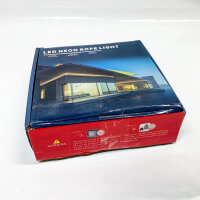KSIBNW Neon LED Streifen 230V, 20m, IP65, Neutralweiß 4000K, flexibel, wasserdicht, inkl. Netzteil & Controller, ideal für Außen- und Innendekoration.