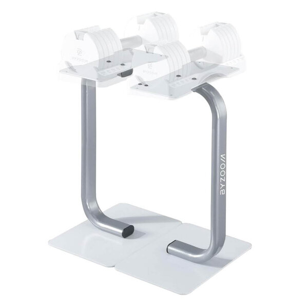 BYZOOM FITNESS, Pure Series, verstellbarer Hantelständer, 5,6kg/12,5lb, kompakt, vielseitig einsetzbar, modernes Design.