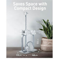 BYZOOM FITNESS, Pure Series, verstellbarer Hantelständer, 5,6kg/12,5lb, kompakt, vielseitig einsetzbar, modernes Design.