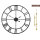 HAITANG Vintage Round 60cm Battery Operated Silent Roman Numeral Wall Clock Ideal for Living Room & Kitchen.