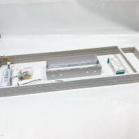 Diossad Dimmbar Deckenleuchte LED, Rechteckig, 2700K-6500K, Fernbedienung, Memory-Funktion, ideal für Schlafzimmer und Wohnzimmer.