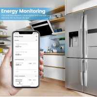 EIGHTREE ET20 Smart WLAN Steckdose, 4er Pack, mit Strommessung, Sprachsteuerung & Timer, kompatibel mit Alexa & Google Home.