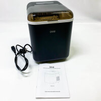 ZZLLKQ Smart Ice Cube Maker, Wi-Fi, 15 kg/24 h, 9 cubes in 6 min, self-cleaning, 2 sizes, ideal for kitchen, office, bar.
