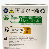 AILE upper arm blood pressure monitor, automatic device for home use, large adjustable cuff (22-42 cm).