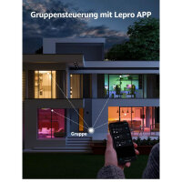 Lepro AI Smart Ceiling Light T1, LED Ceiling Light, Dimmable, 24W, 1800LM, IP44, Voice Recognition, Music Sync, WiFi, Bluetooth, Alexa/Google.