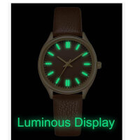 CIVO womens watch, model no. not available, wristwatch, elegant leather, minimalist, waterproof, classic quartz style.