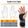 Freetoo pulse book S/M right, carpal tunnel support, breathable orthosis, 3 metal pads, softly padded, ideal for arthritis.