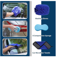 bemece Auto Reinigung Pinsel Set, 29-teilig, Detaillierungs-Bürsten, für Innen- und Außenreinigung, Motor, Lüftungsschlitze, Tragetasche.