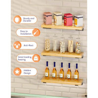 SKYSEN Regalhalterung, 25cm, T-Form, 6 Stück,...